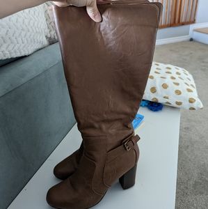 Wide Calf Knee High Boots